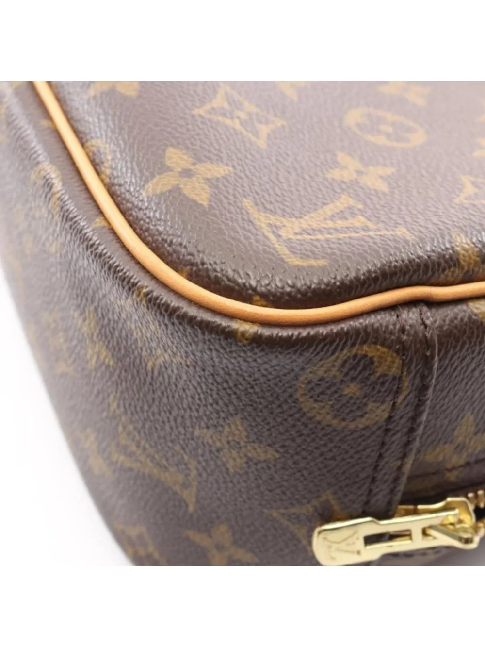 Louis Vuitton Handbag Trouville Monogram Canvas Leather
